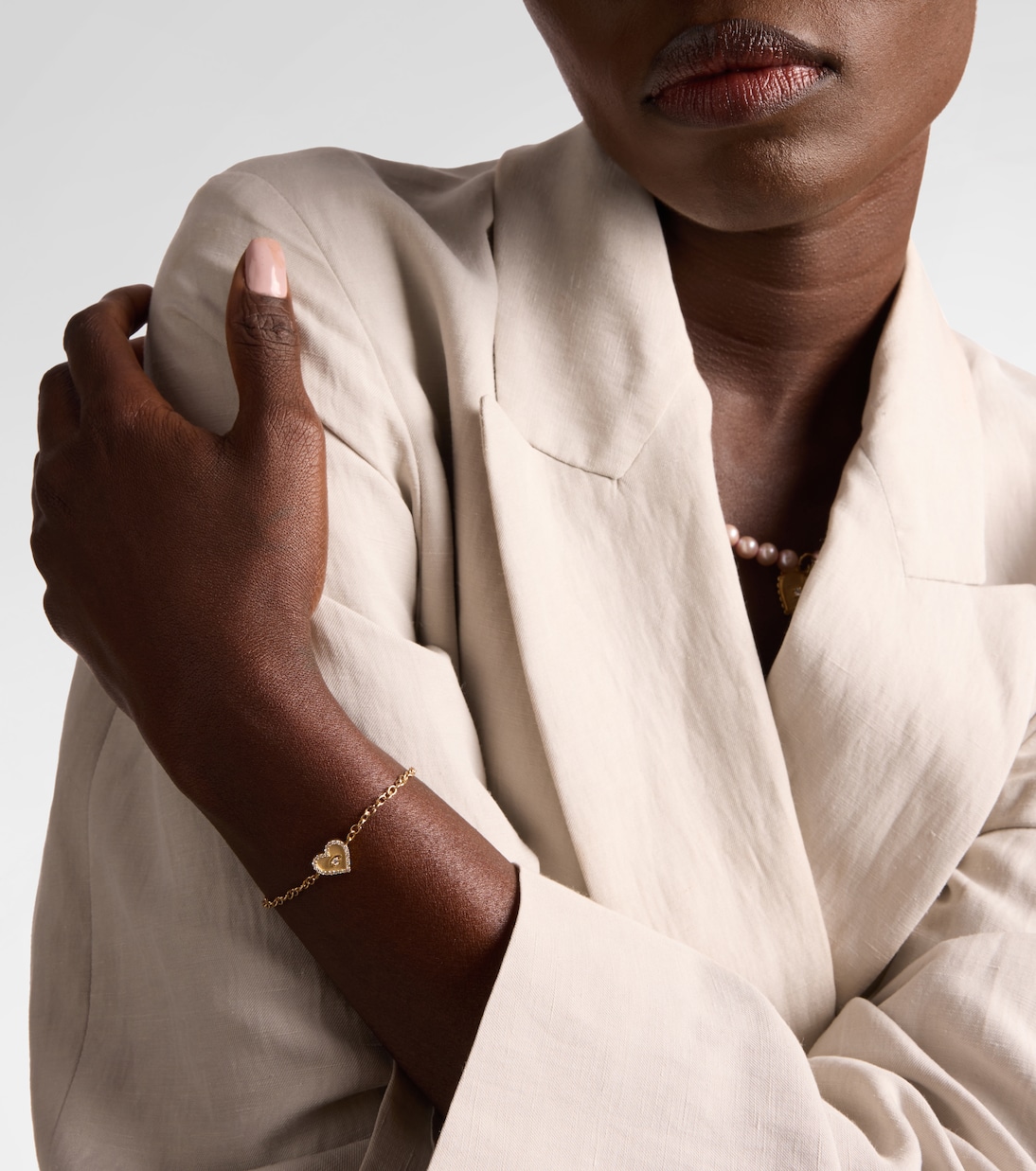 14kt gold bracelet with diamonds | Sydney Evan