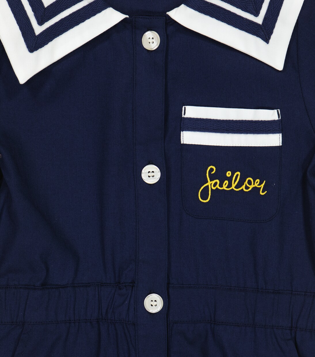 Cotton playsuit | Mini Rodini