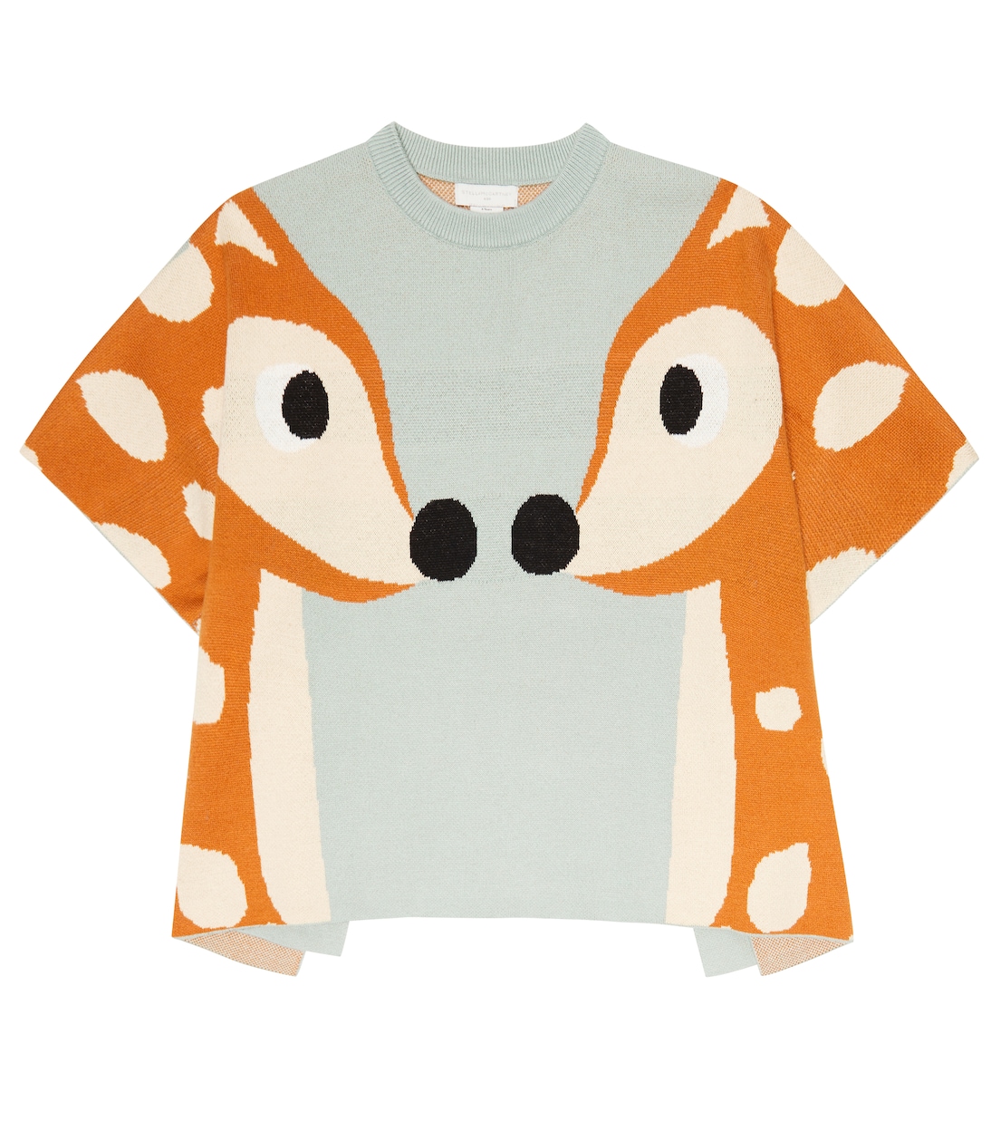 Jacquard cotton and wool top | Stella McCartney Kids
