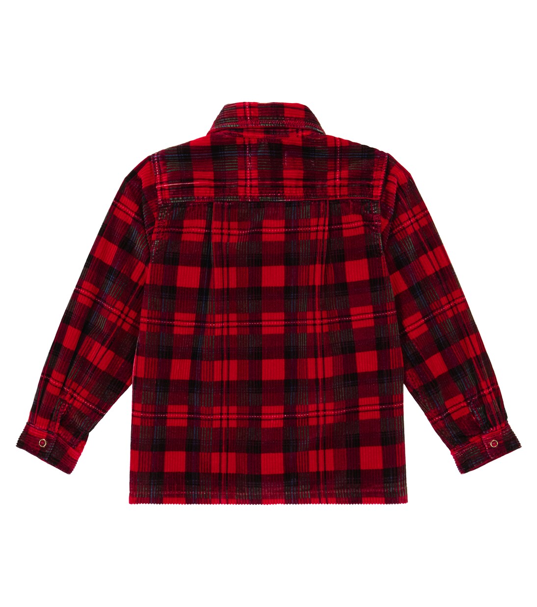 Plaid cotton corduroy shirt | ERL Kids