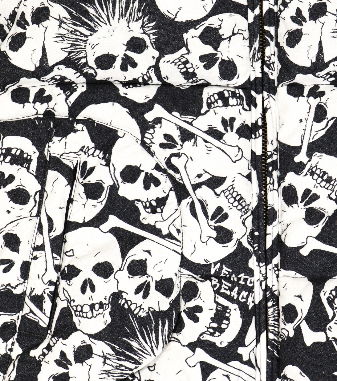 Printed cotton down jacket | ERL Kids