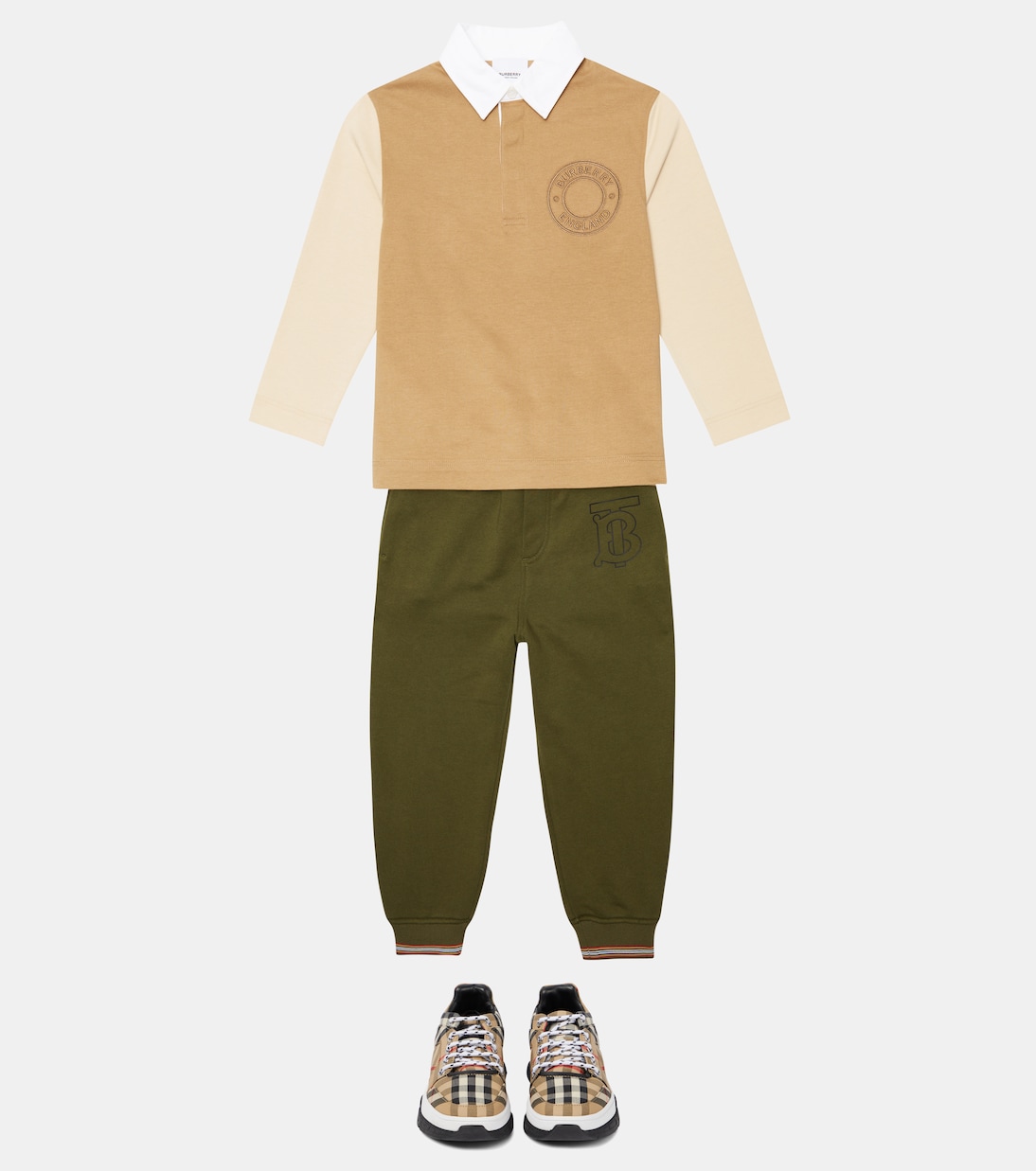 Logo embroidered polo shirt | Burberry Kids