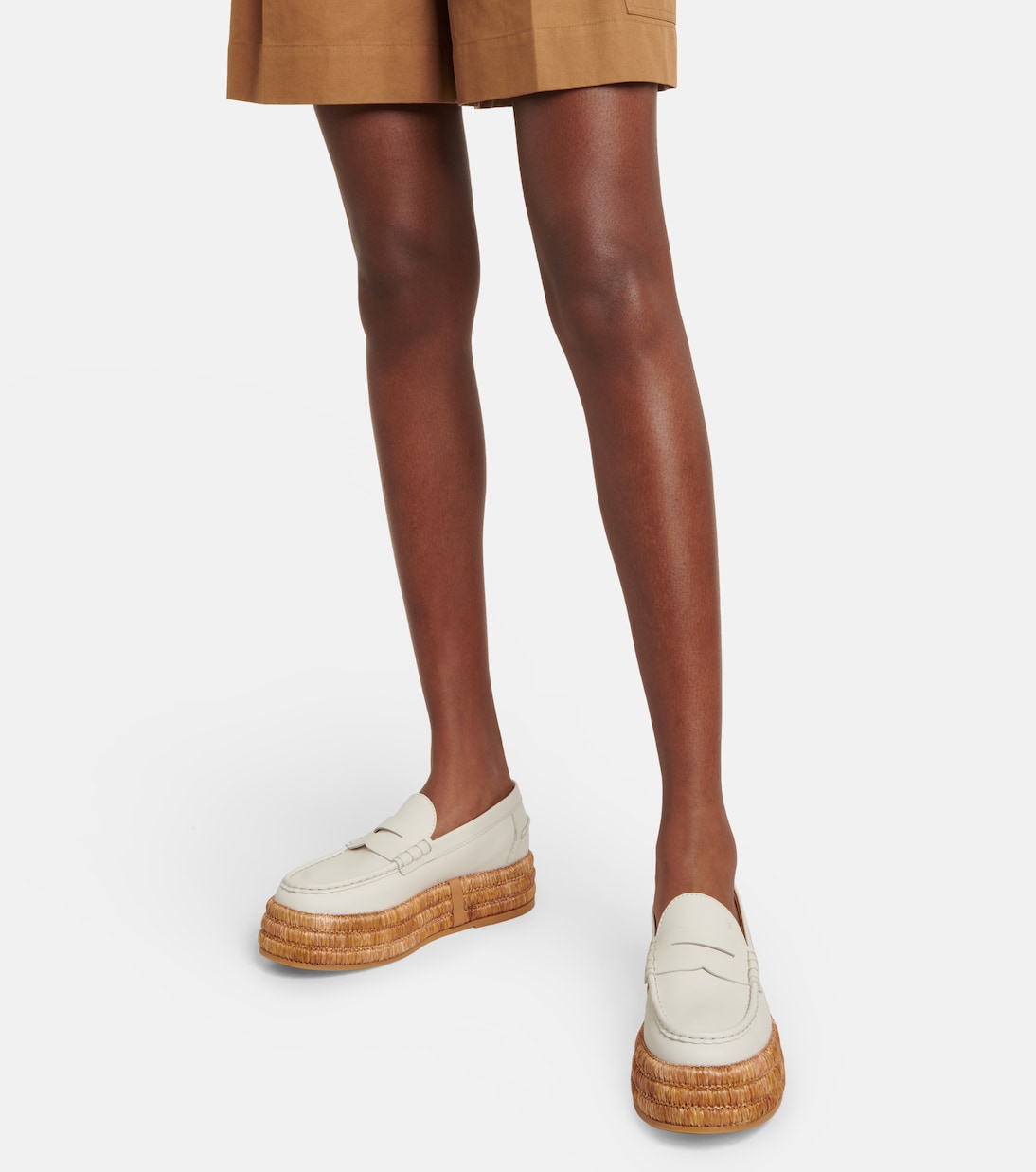 Platform-Loafers aus Leder | Tod's