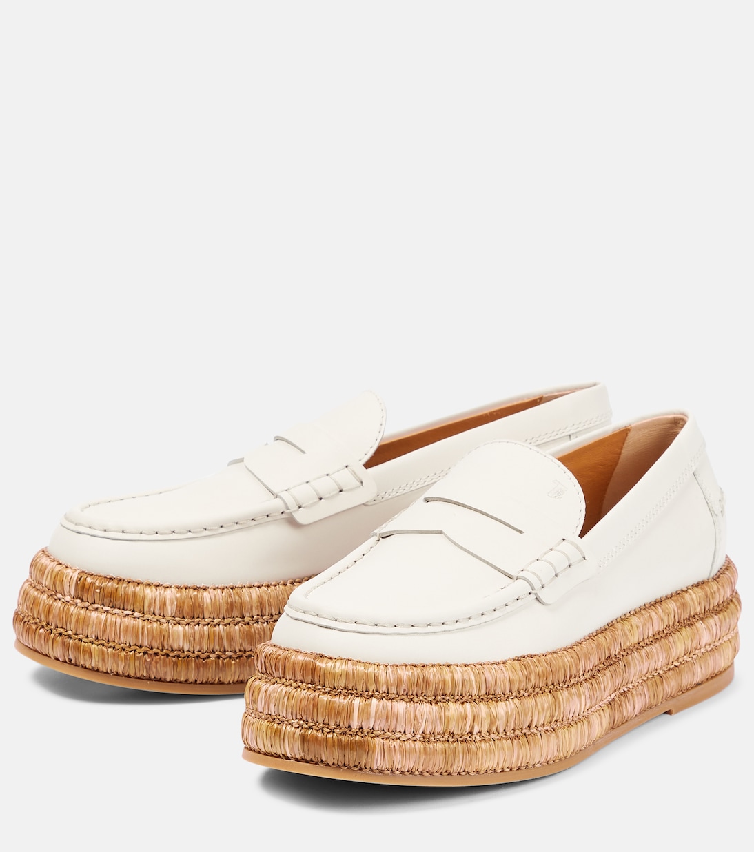 Platform-Loafers aus Leder | Tod's