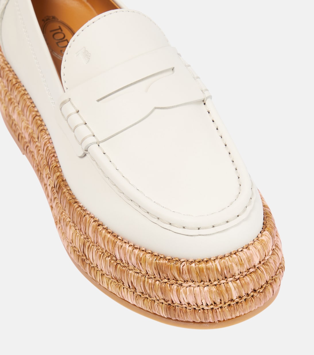 Platform-Loafers aus Leder | Tod's