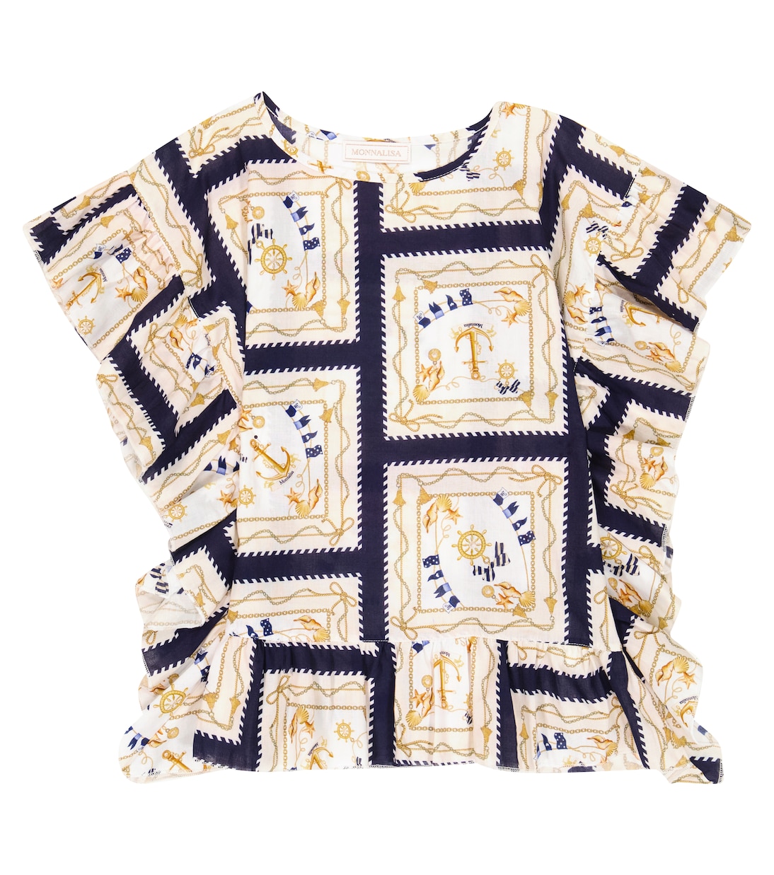 Printed cotton kaftan | Monnalisa