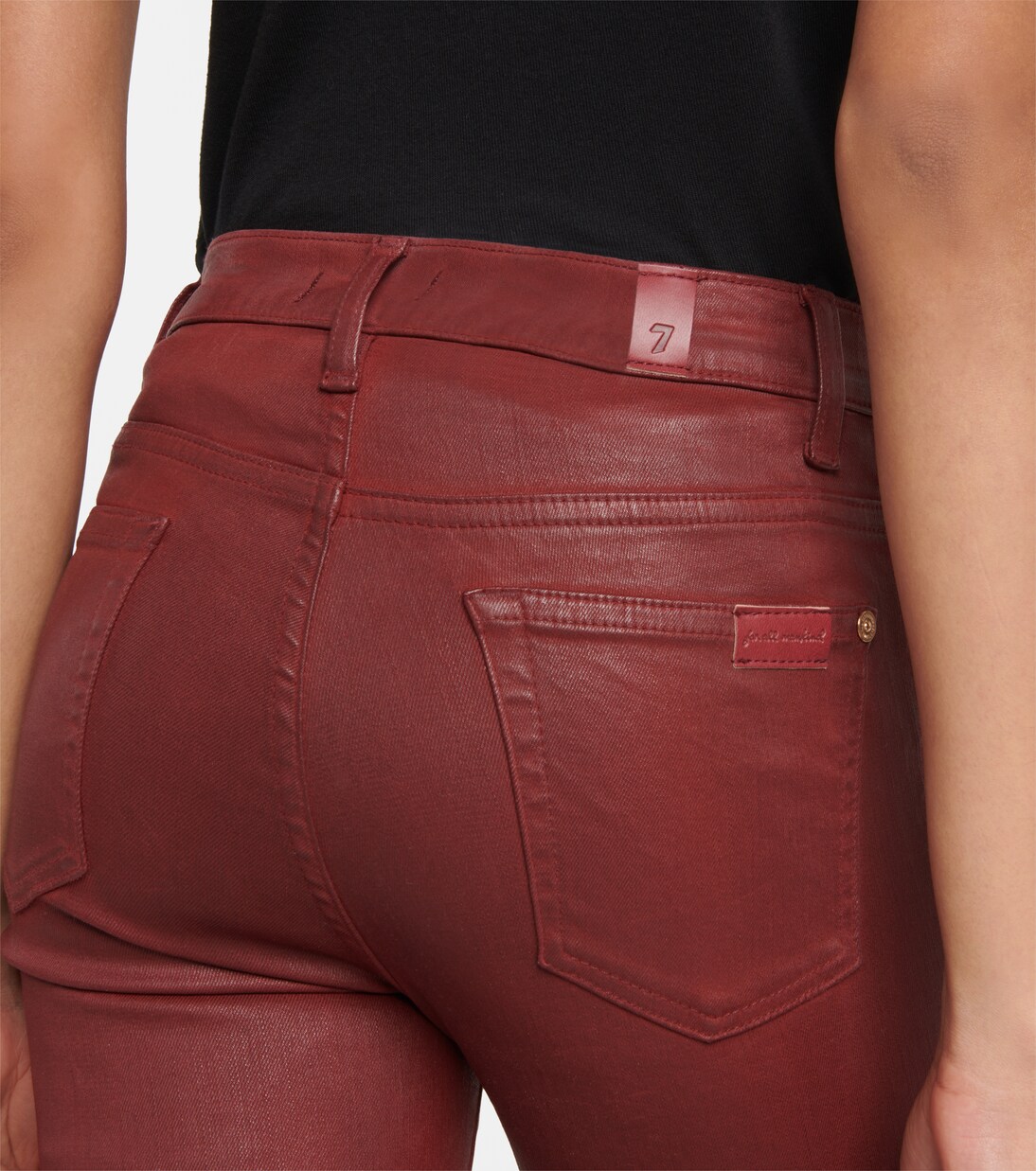 High-Rise-Hose aus einem Baumwollgemisch | 7 For All Mankind