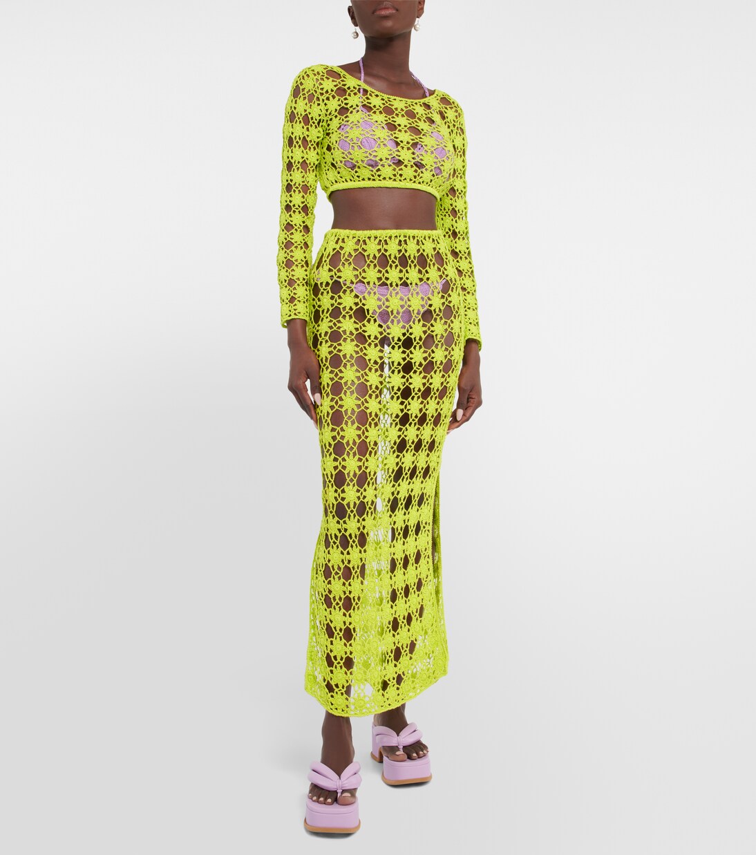 Cropped-Top Bella aus Häkelstrick | Anna Kosturova