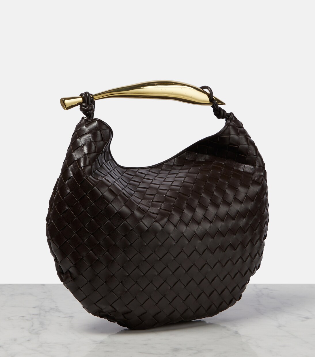 Sac Sardine Large Intrecciato en cuir | Bottega Veneta