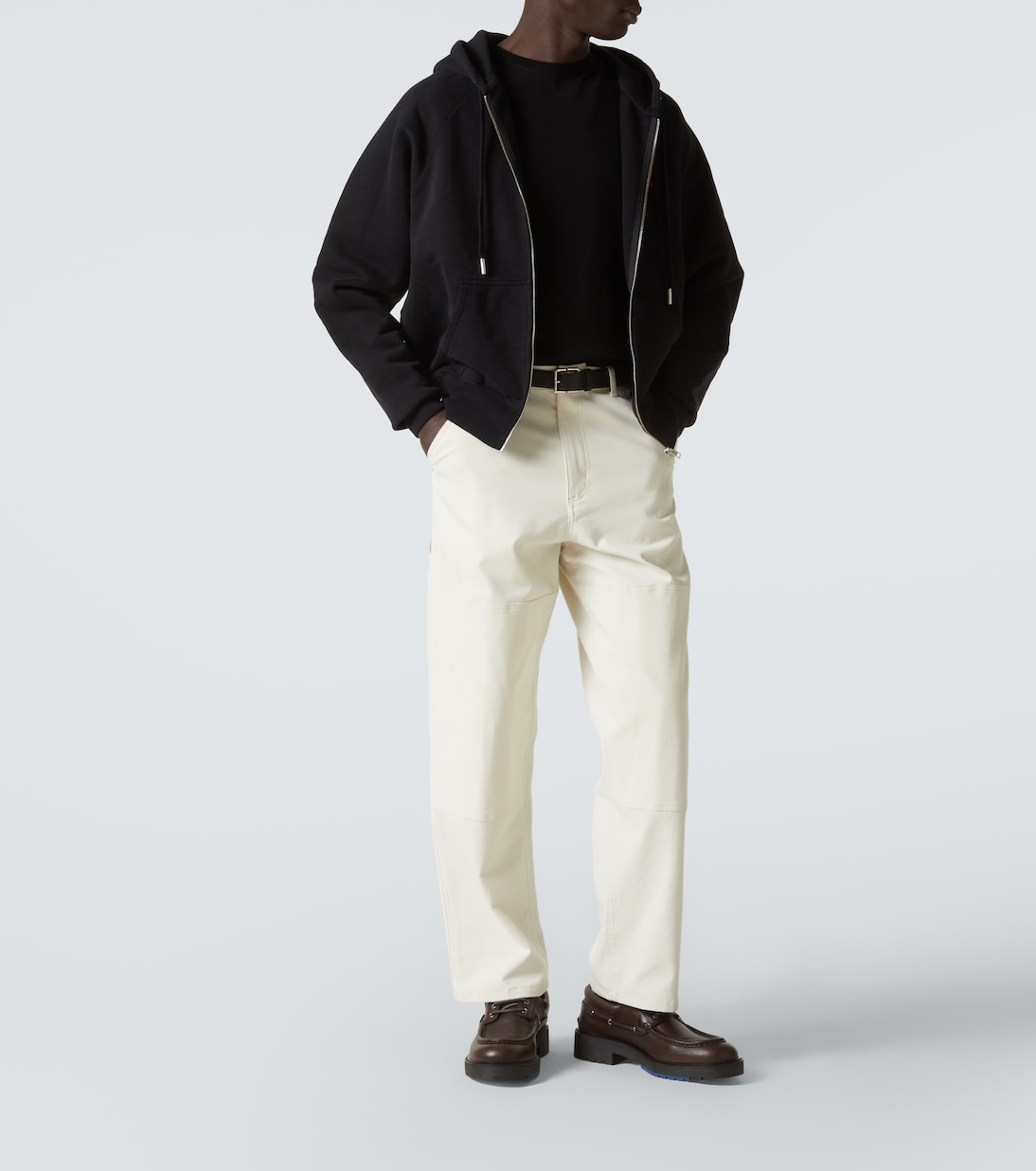 Ami De Cœur cotton jersey zip-up hoodie | Ami Paris