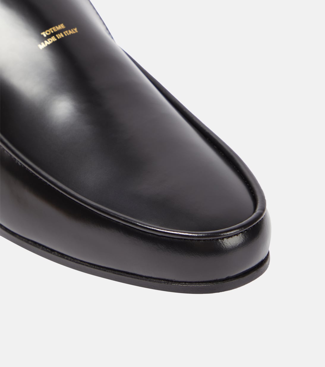 Loafers The Oval aus Leder | Toteme