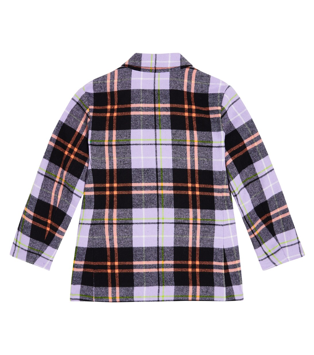 Double-breasted check cotton blazer | Paade Mode