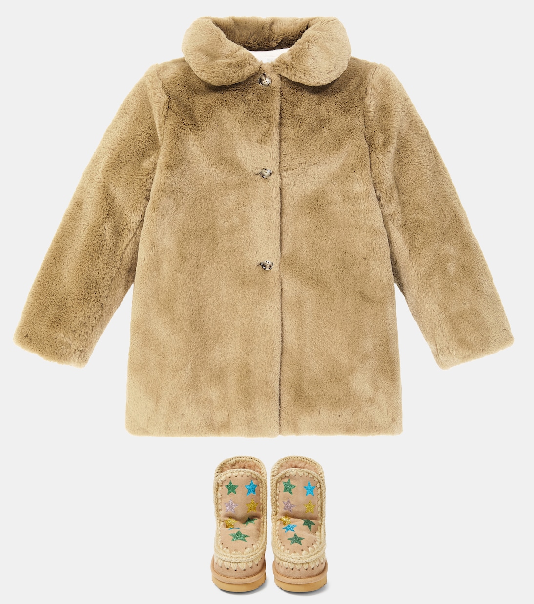 Printed suede boots | Mou Kids