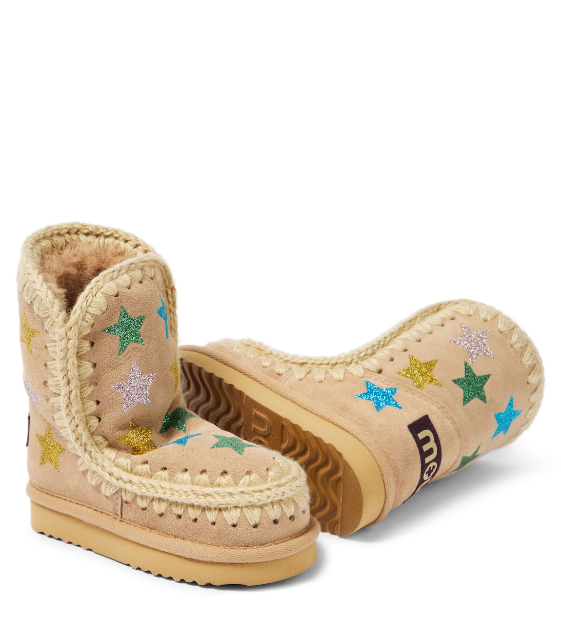 Printed suede boots | Mou Kids