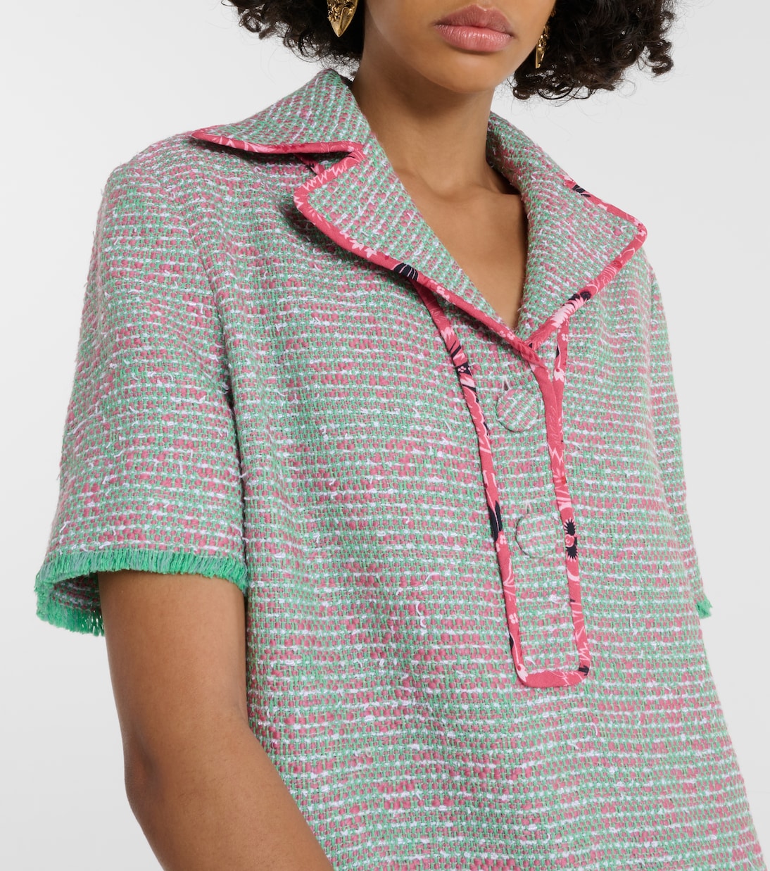 Robe en laine et coton mélangés | Etro