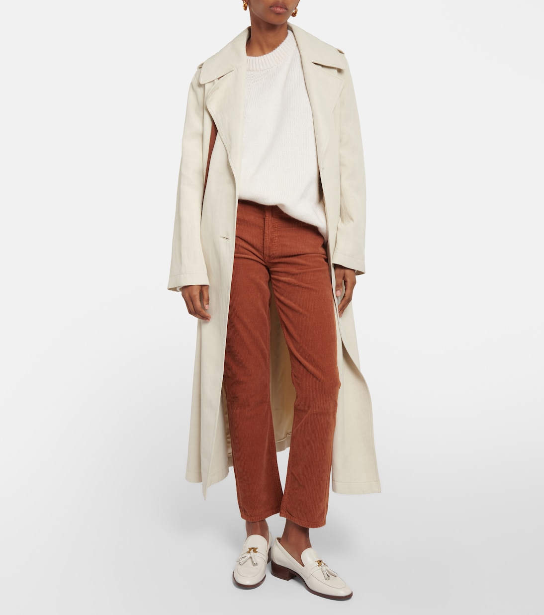 Gerade Hose Riley Long aus Cord | Agolde