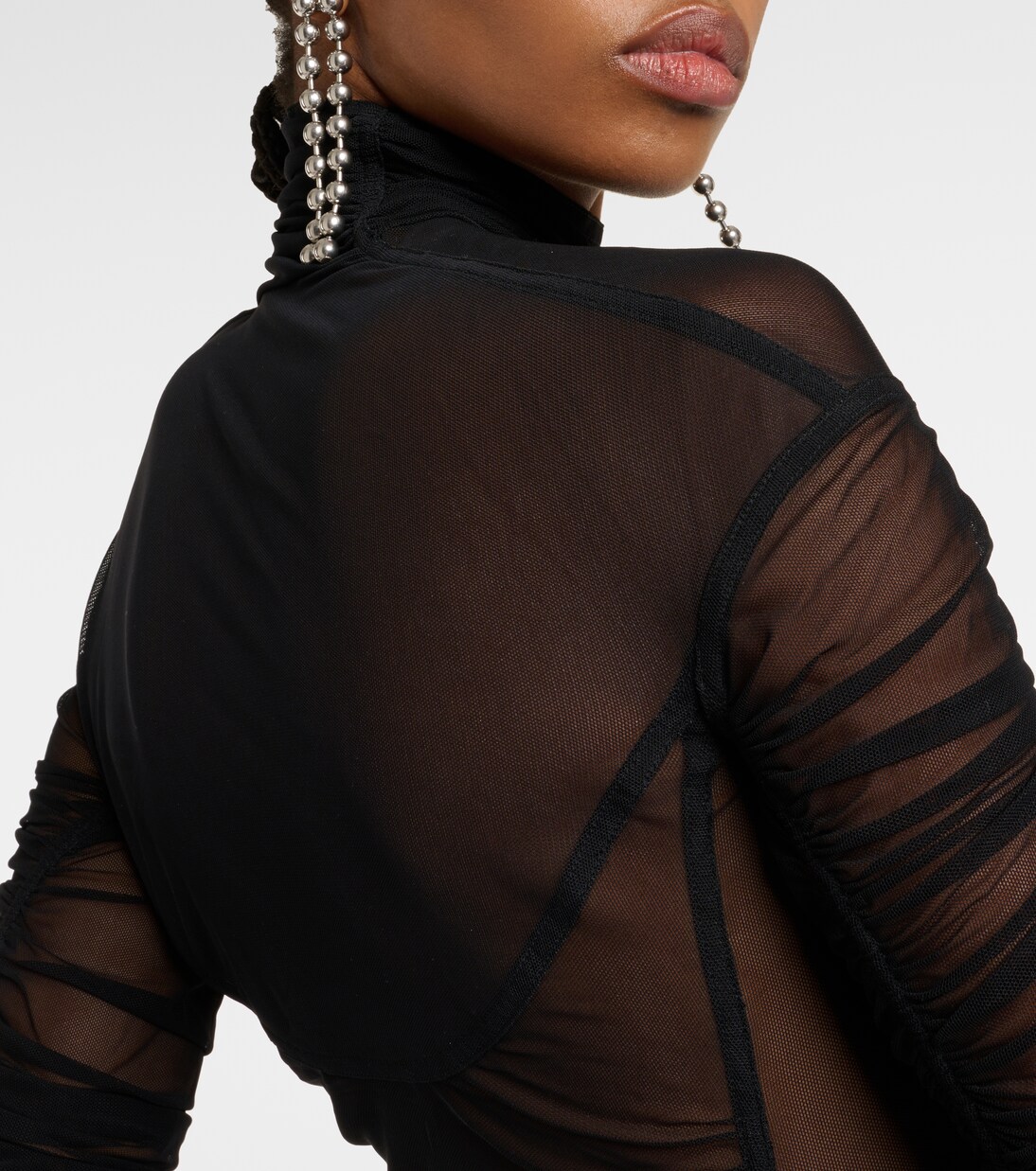 Abito lungo in mesh | Mugler