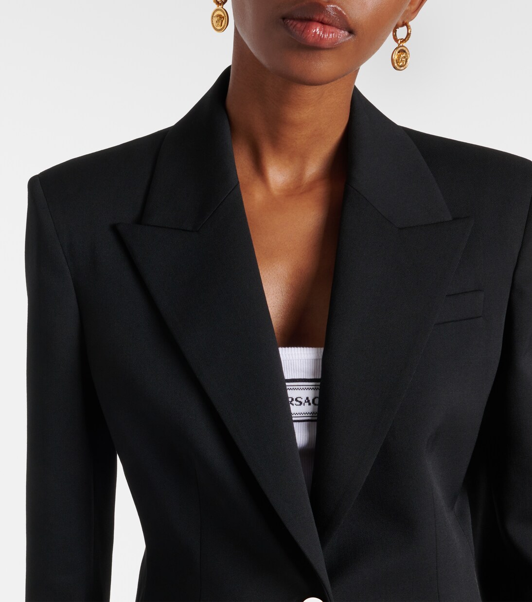 Wool-blend blazer | Versace
