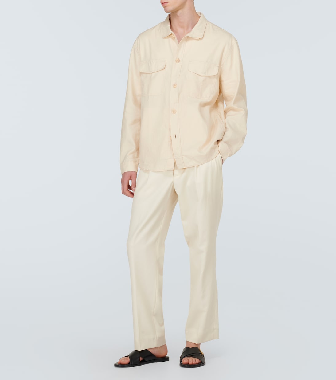 Nuno linen and cotton jacket | Frescobol Carioca