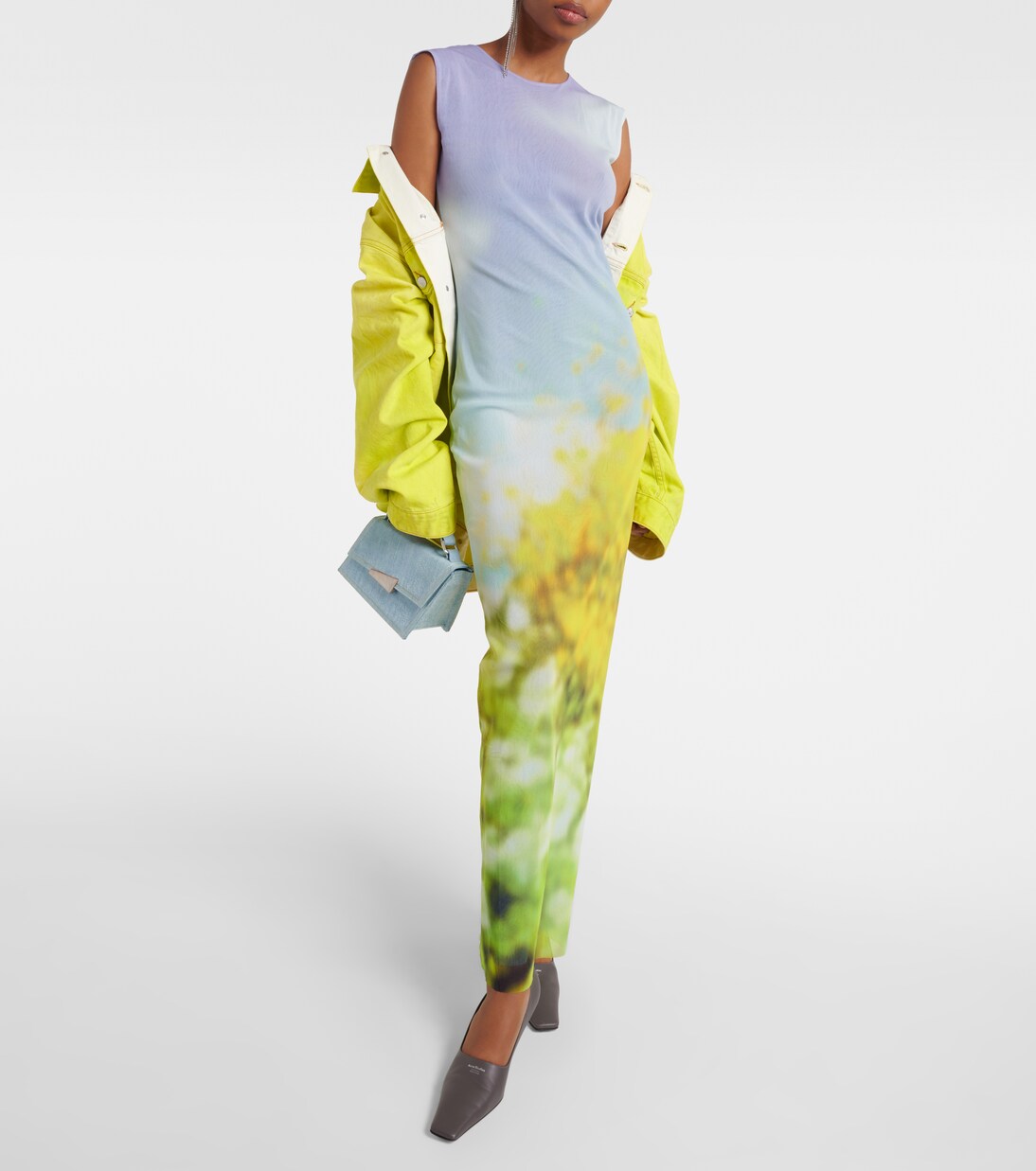 Robe longue imprimée | Acne Studios