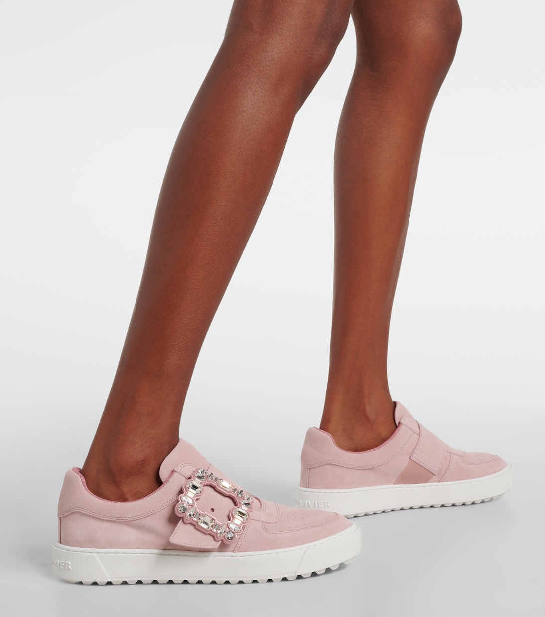 Verzierte Sneakers Very Vivier aus Leder | Roger Vivier