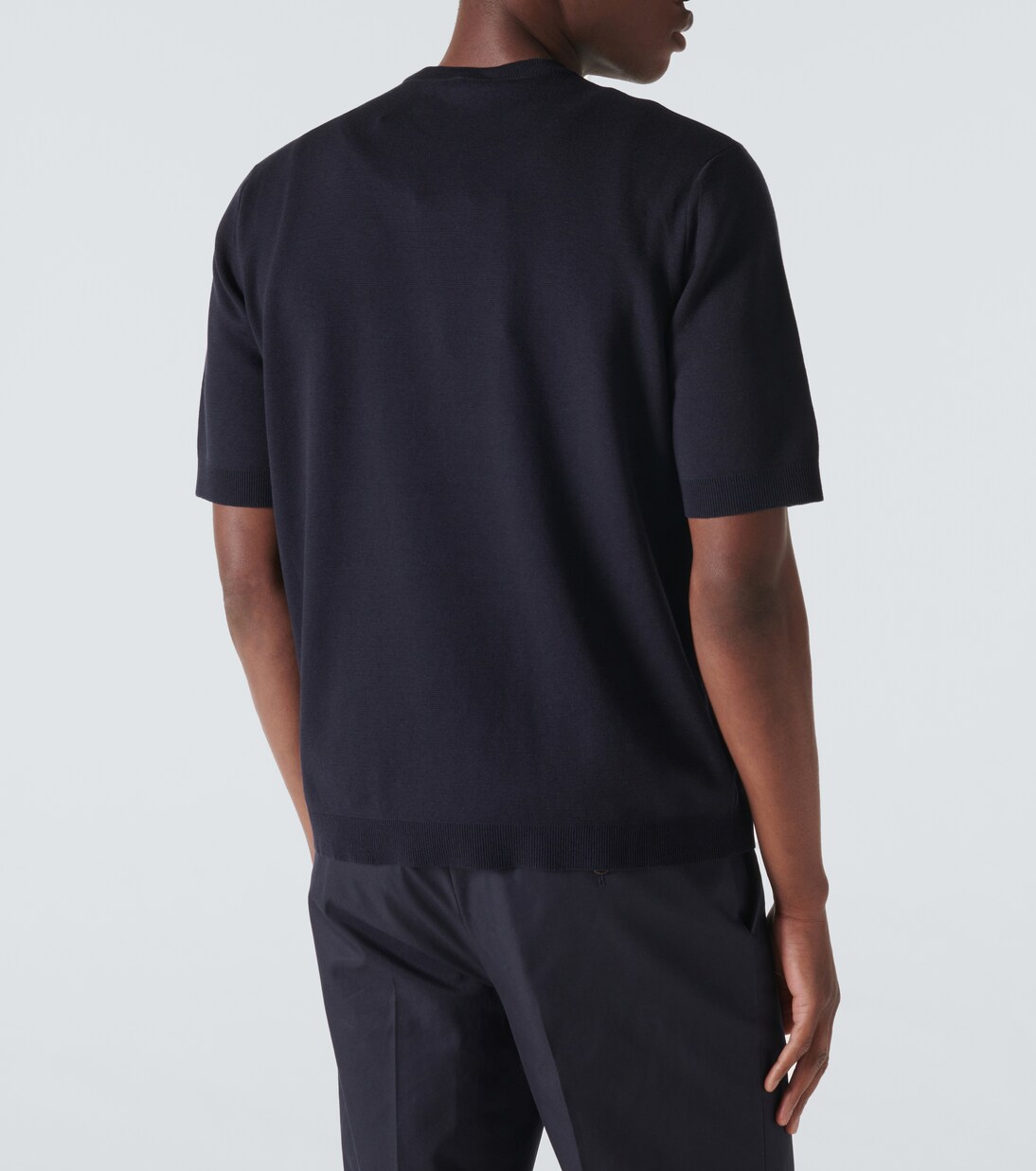 Logo silk and cotton T-shirt | Gucci