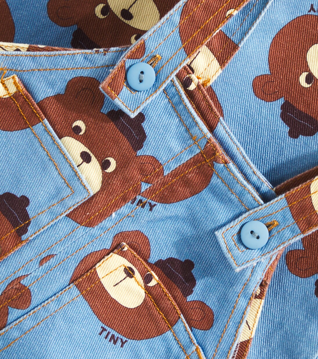 Baby Bears cotton overall | Tinycottons