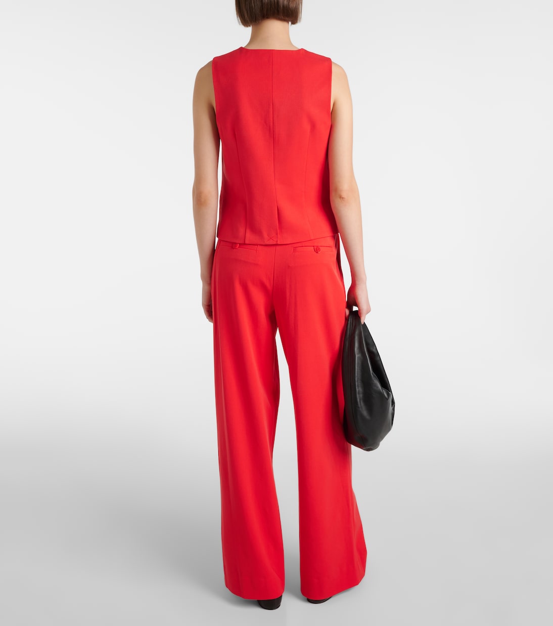 Brett single-breasted vest | Staud