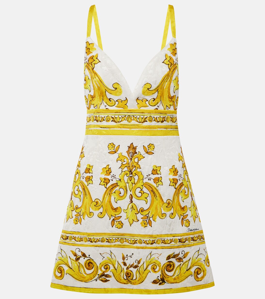 Minikleid Majolica aus Brokat | Dolce&Gabbana