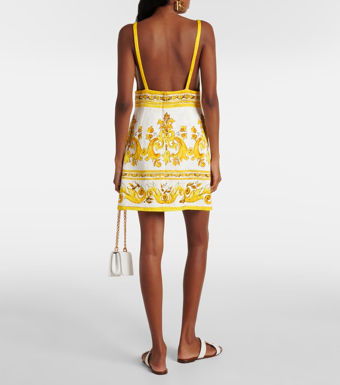 Minikleid Majolica aus Brokat | Dolce&Gabbana