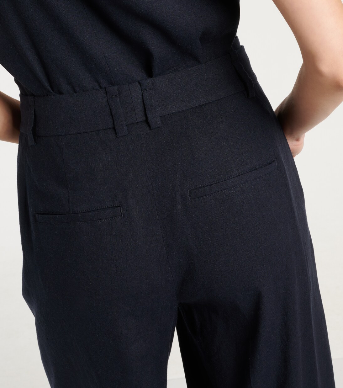 Pantalon ample en lin mélangé | Vince