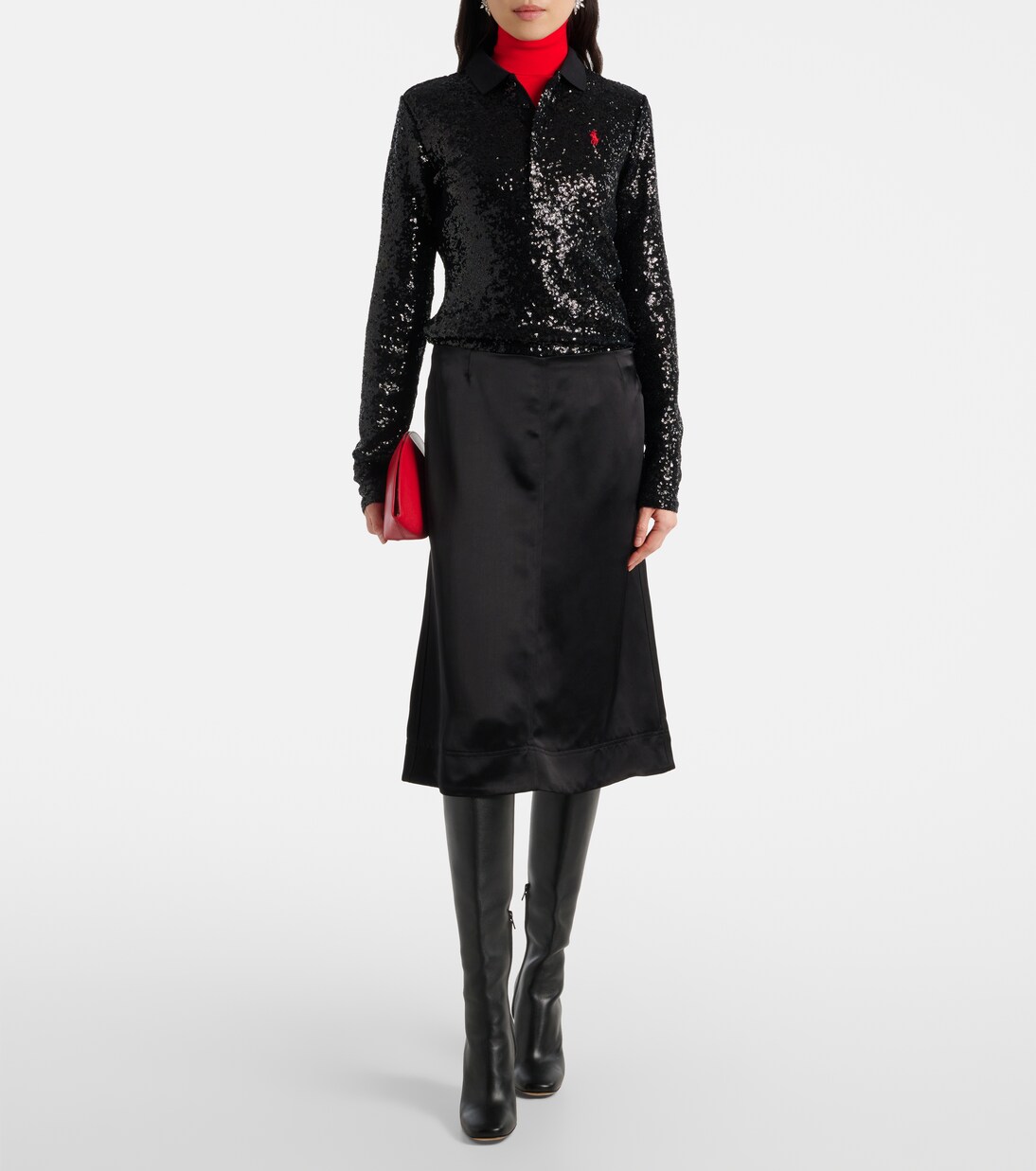 Polopullover mit Pailletten | Polo Ralph Lauren