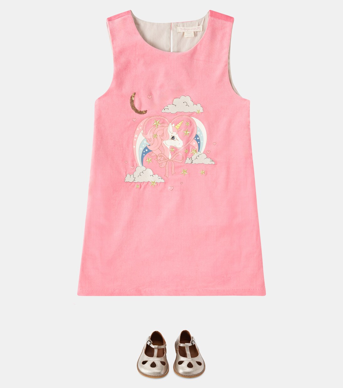 Robe Lucky Spencer brodée en coton | Konges Sløjd