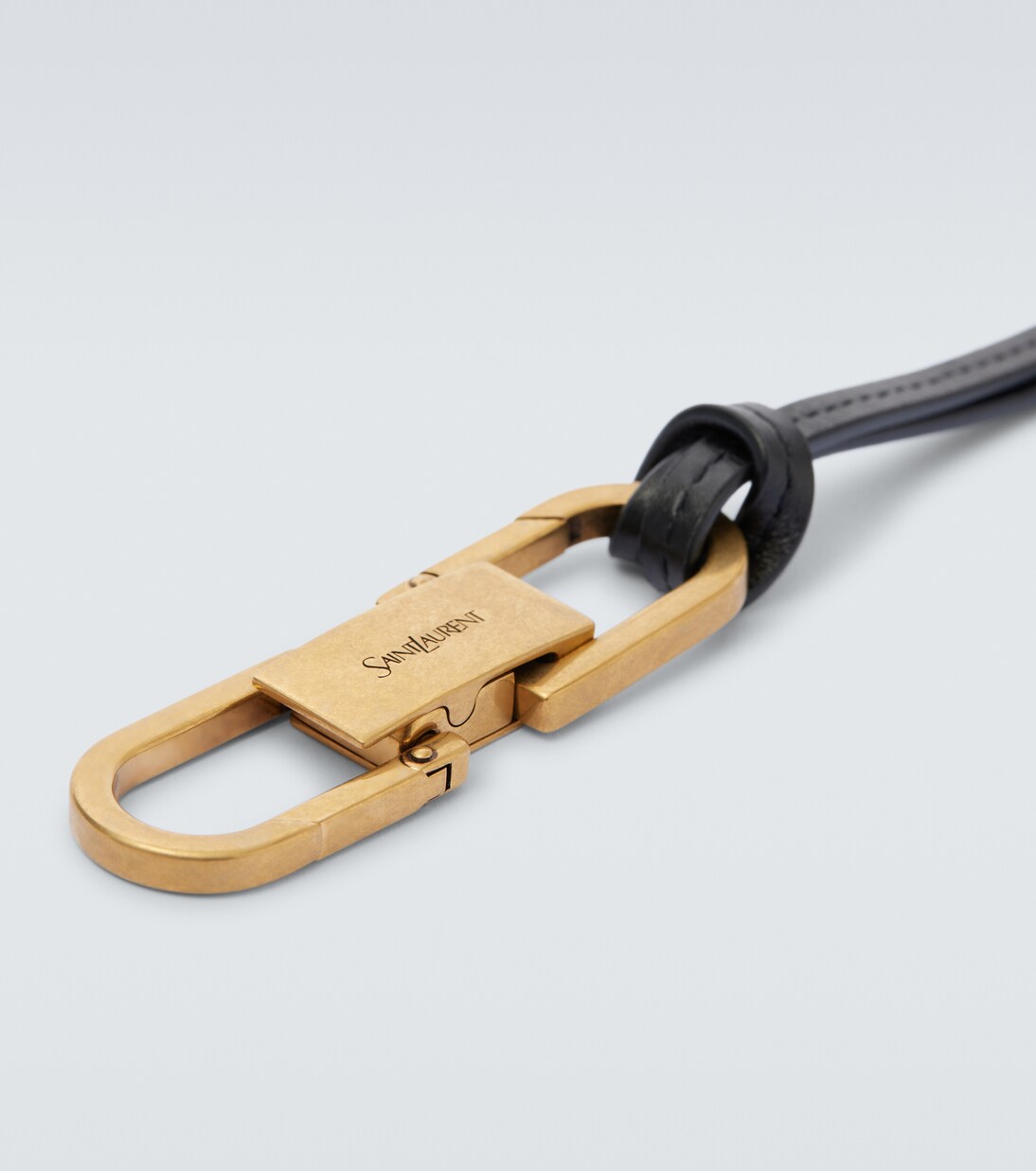 Schlüsselanhänger Kiss Kiss mit Leder | Saint Laurent