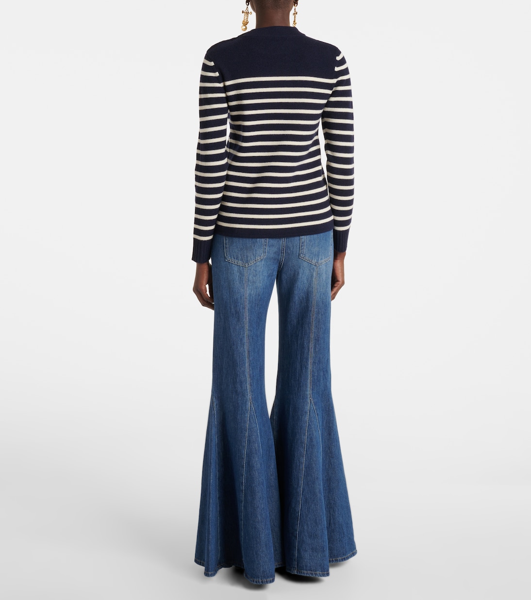 Jersey de cachemir y lana a rayas | Chloé