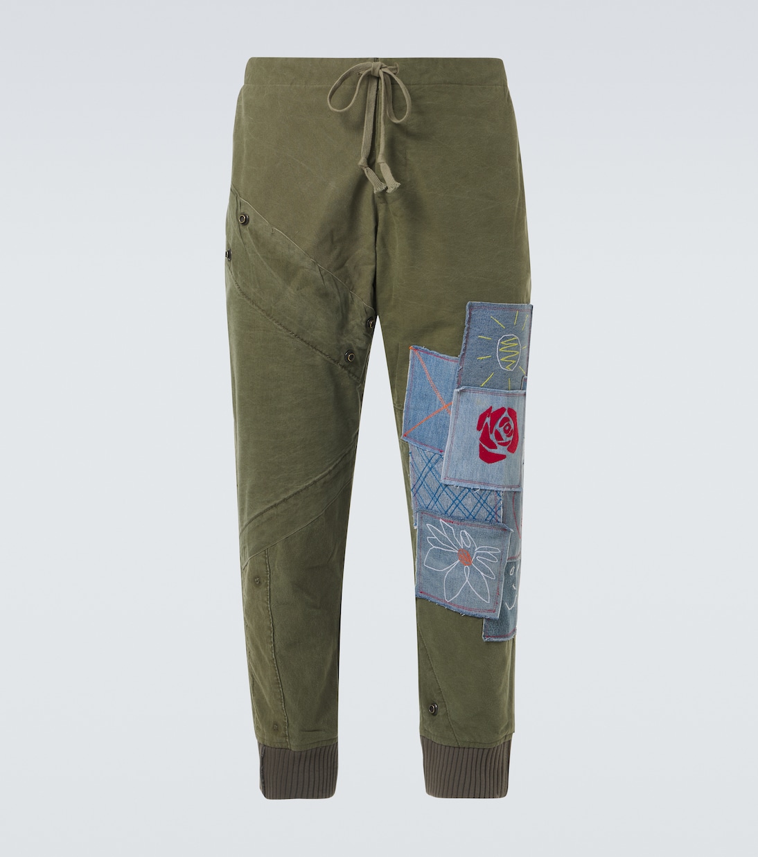 Patchwork cotton sweatpants | Greg Lauren