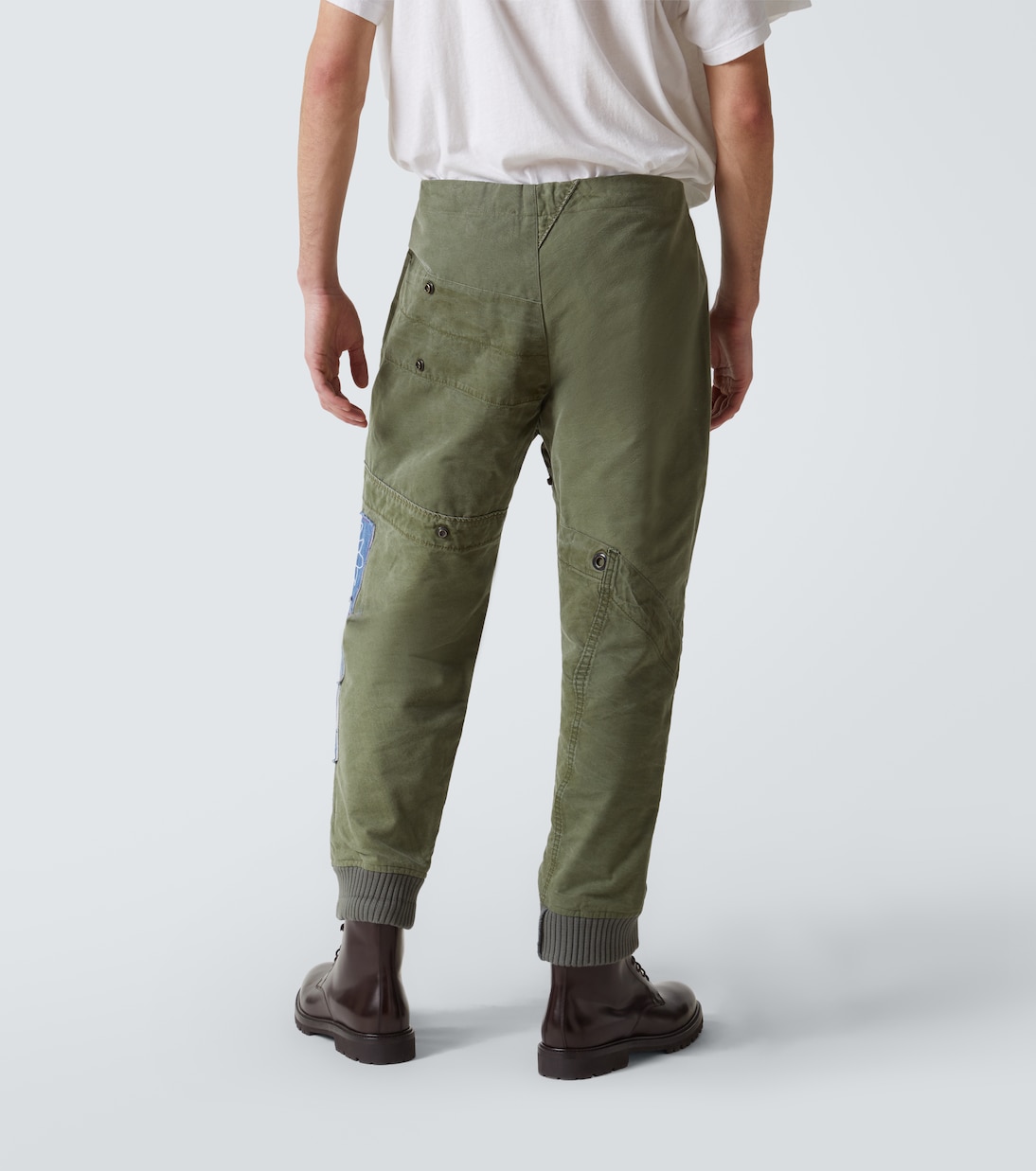 Patchwork cotton sweatpants | Greg Lauren