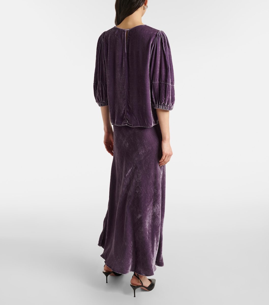 Top Nancy aus Samt | Velvet