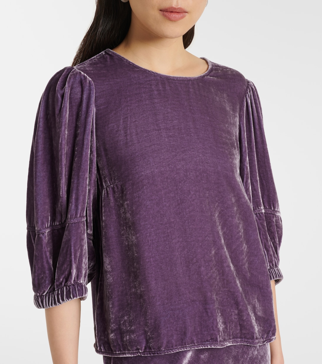 Top Nancy aus Samt | Velvet