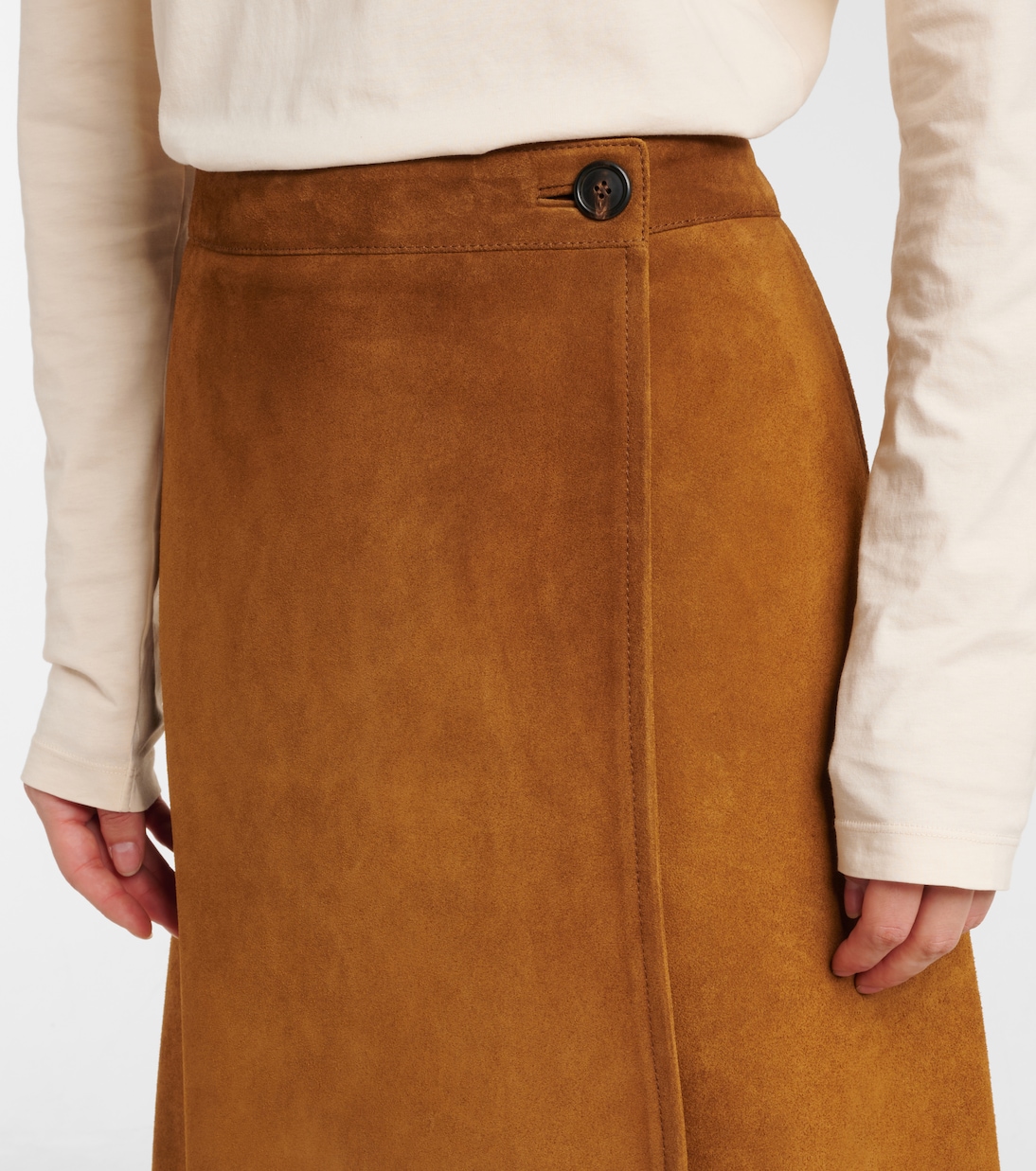 Suede miniskirt | Miu Miu