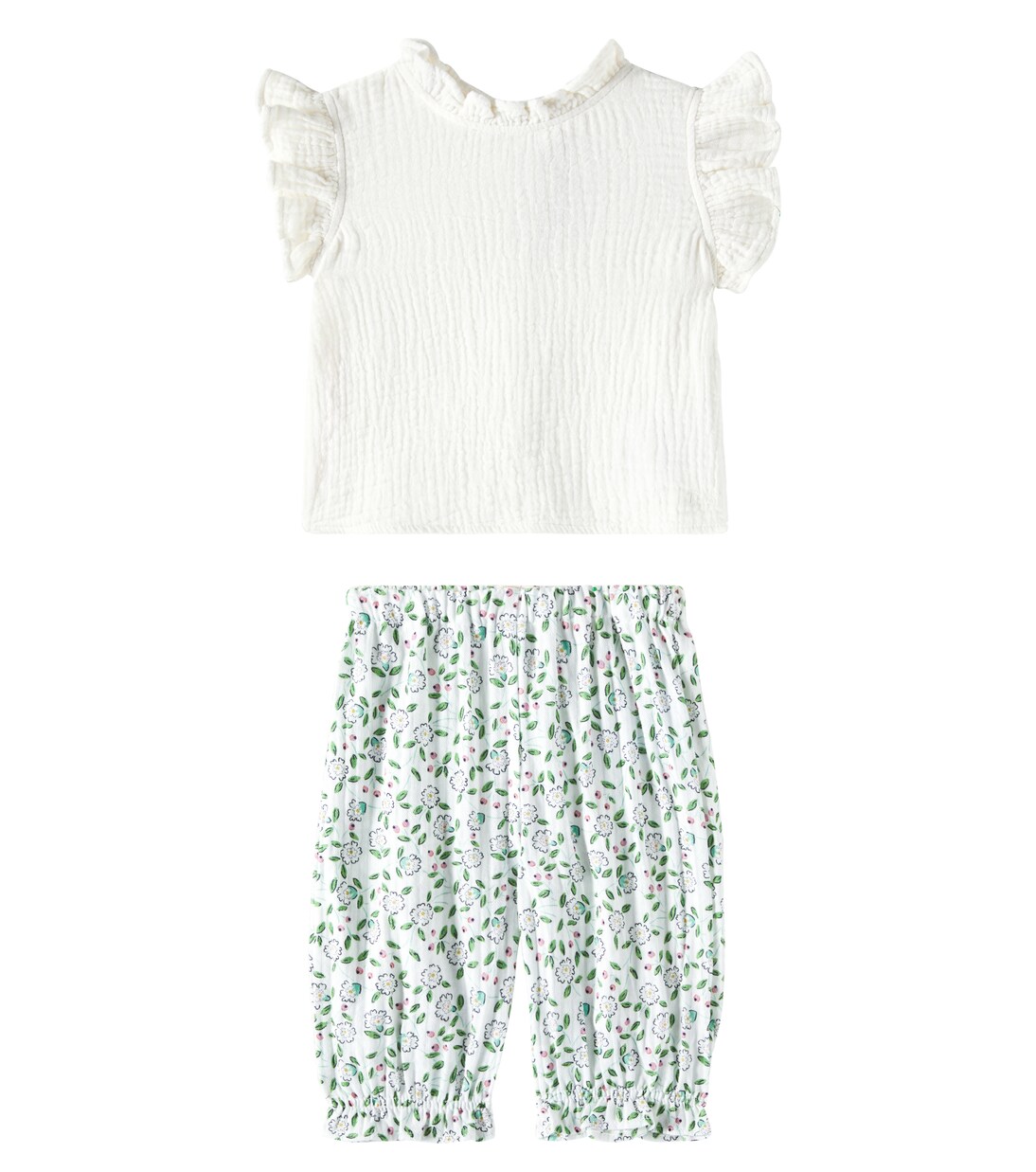 Baby Spyros Tanatos cotton top and pants set | The New Society