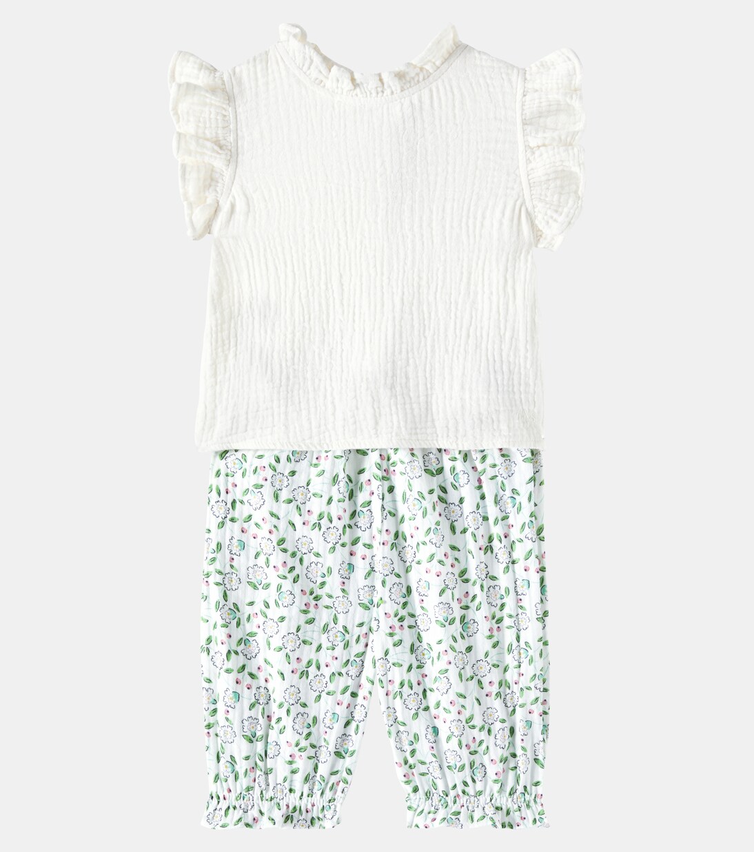 Baby Spyros Tanatos cotton top and pants set | The New Society