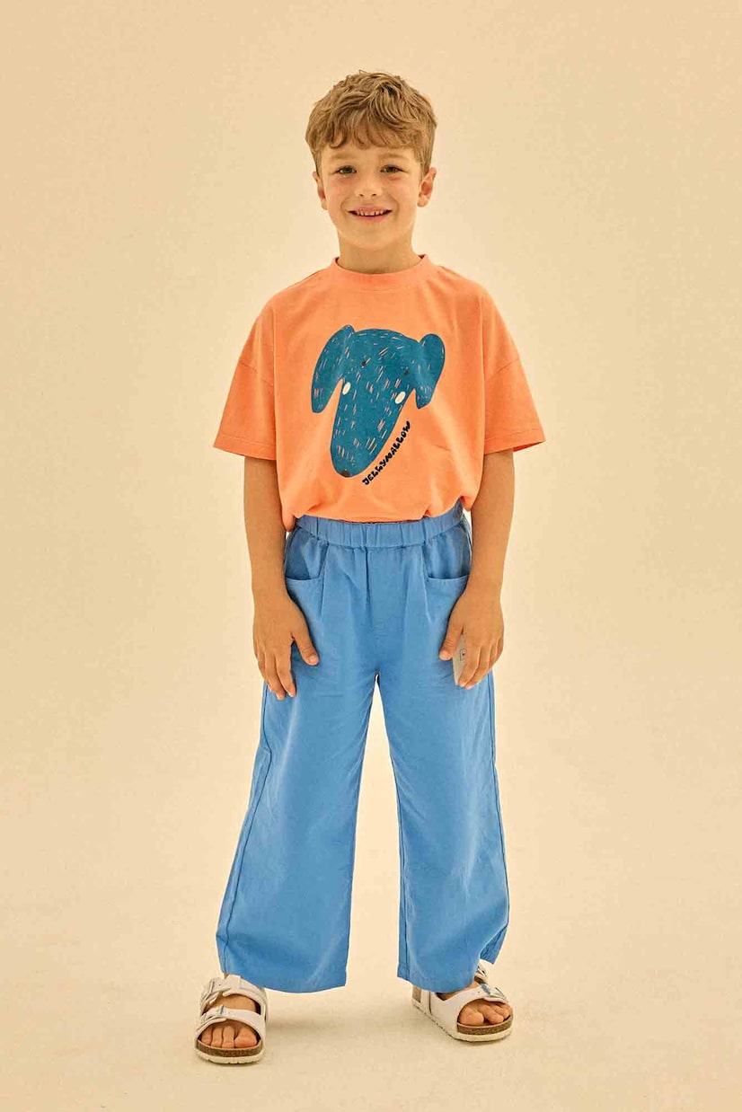 Gerade Hose Milk aus Baumwolle | Jellymallow