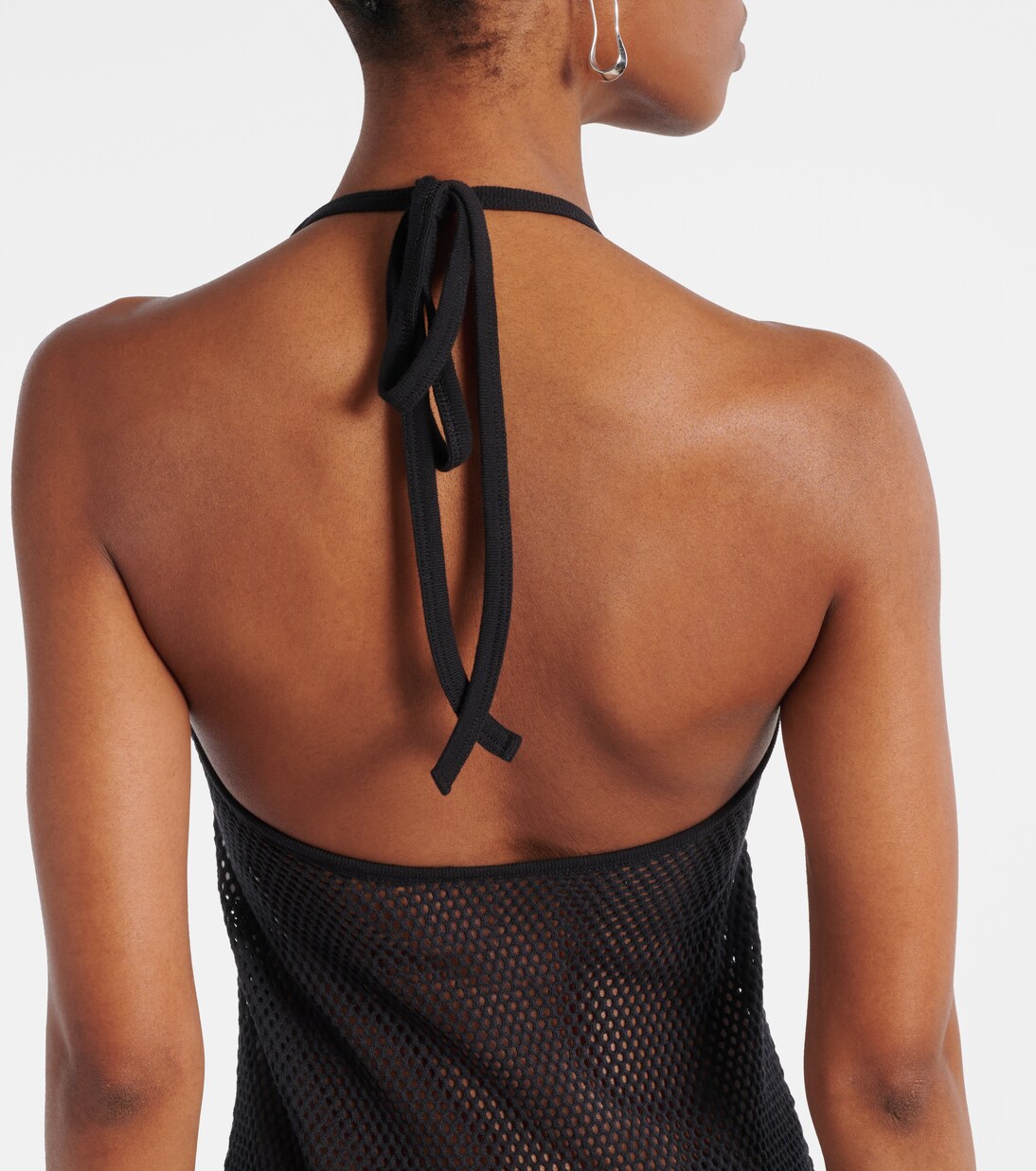 Robe midi Holistic en coton | Courrèges