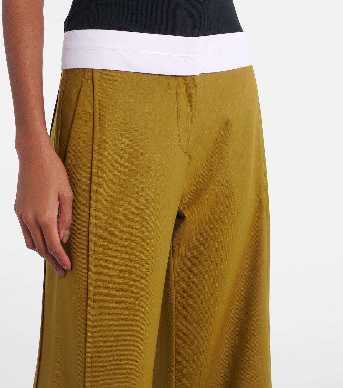 Gerade High-Rise-Hose | Victoria Beckham