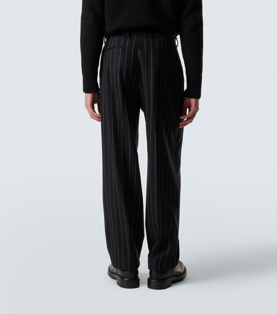 Pinstripe wool-blend suit pants | Dolce&Gabbana