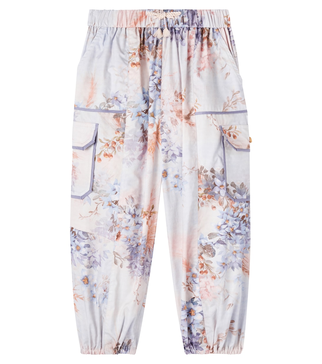 Cascadian floral cotton poplin cargo pants | Zimmermann Kids
