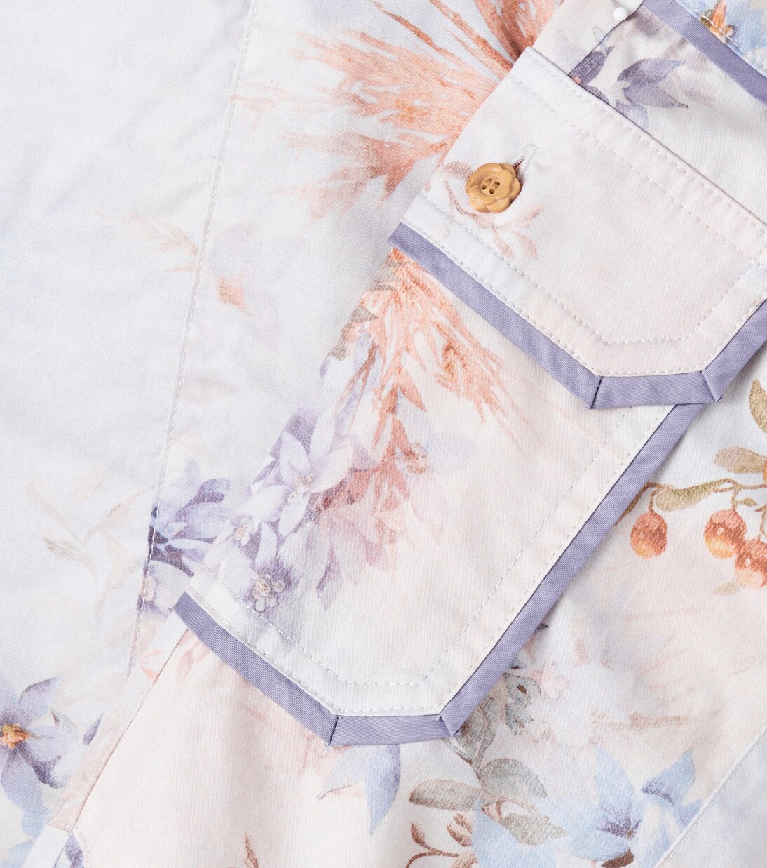 Cascadian floral cotton poplin cargo pants | Zimmermann Kids