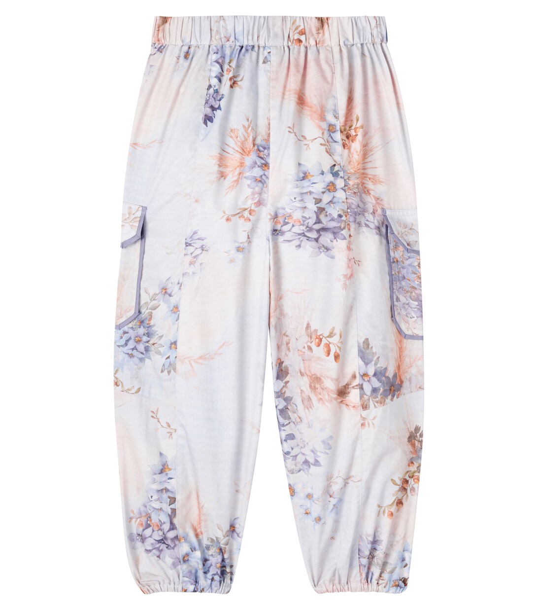 Cascadian floral cotton poplin cargo pants | Zimmermann Kids