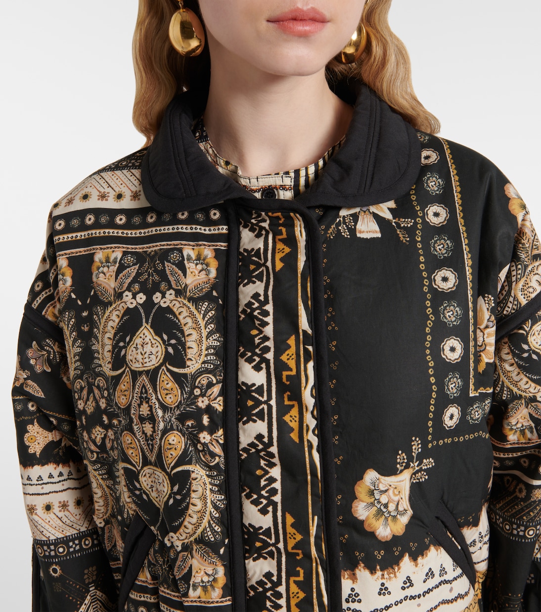 Granger printed cotton bomber jacket | Marant Etoile